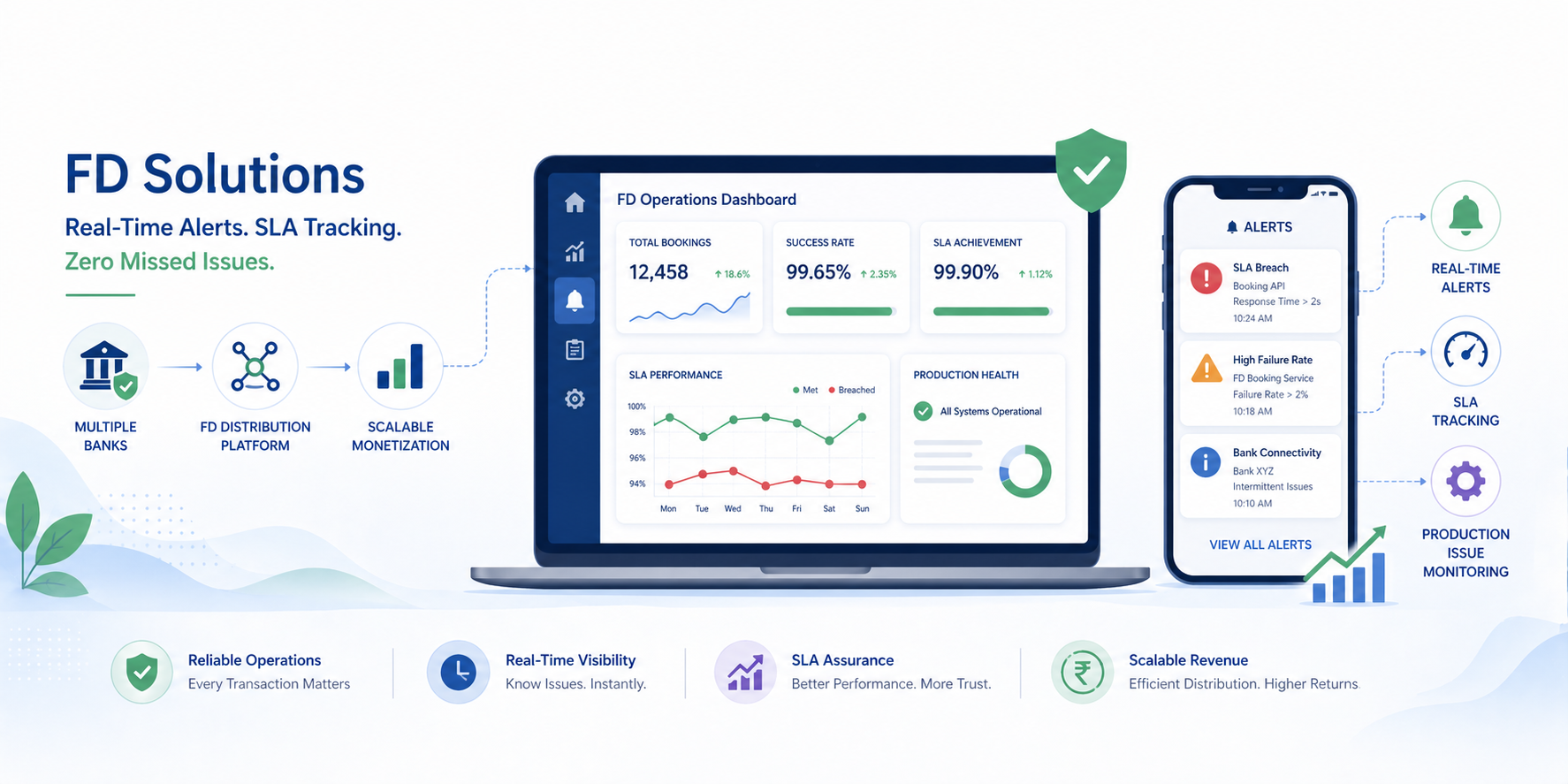 fd solutions real-time alerts sla tracking issues